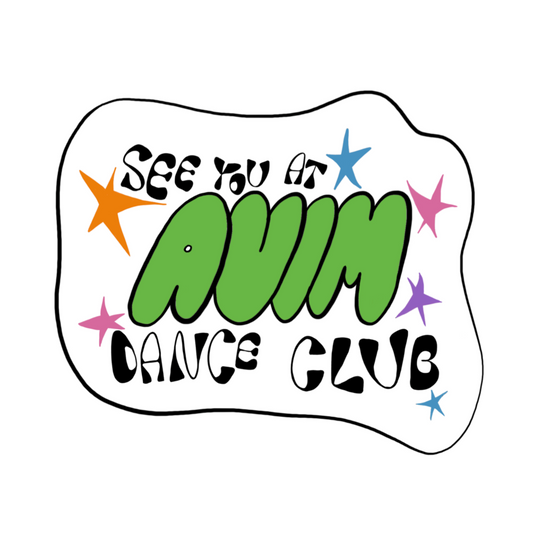 AU IN MOTION DANCE CLUB STICKER